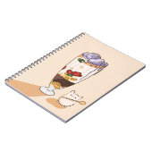 Kawaii Halo Halo Filipijns Notitieboek (Linkerzijde)