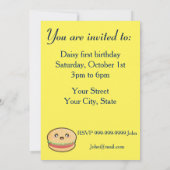 Kawaii hamburger kaart (Achterkant)