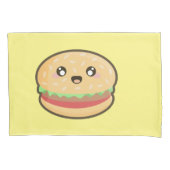 Kawaii hamburger kussensloop (Voorkant)