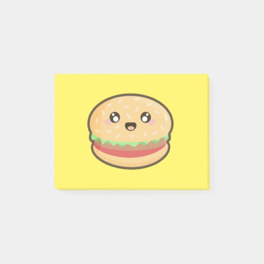 Kawaii hamburger post-it® notes (Voorkant)