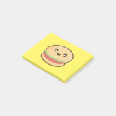 Kawaii hamburger post-it® notes (Schuin)