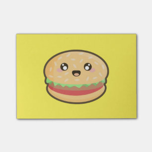 Kawaii hamburger post-it® notes