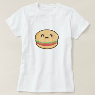 Kawaii hamburger t-shirt