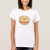 Kawaii hamburger t-shirt (Voorkant)