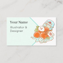 Kawaii Hamster Lychee Fruit - Mooie Zomer Esthetie