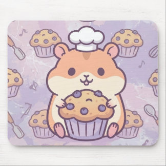 Kawaii Hamster Muffin Mouse Pad Muismat