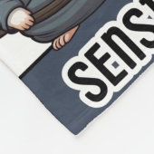 Kawaii Hamster Ninja Patroon Fleece Deken (Hoek)