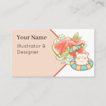 Kawaii Hamster Watermeloen Zomer - Mooie Esthetiek