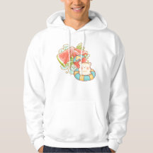 Kawaii Hamster Watermelon Zomer - Schattig Estheti