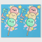 Kawaii Hanami Dango Cadeaupapier (Vlak)