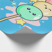 Kawaii Hanami Dango Cadeaupapier (Hoek)