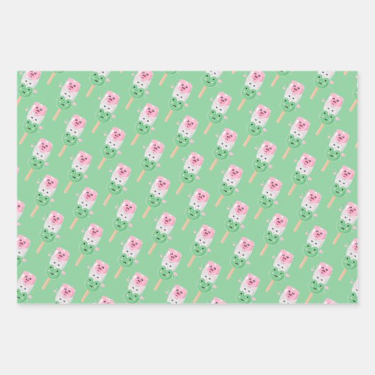 Kawaii Hanami Dango Inpakpapier Vel (Voorkant 3)