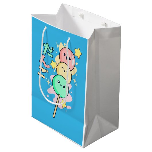 Kawaii Hanami Dango Medium Cadeauzakje (Voorkant Gekanteld)