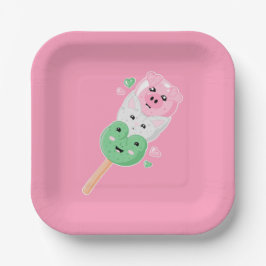 Kawaii Hanami Dango Papieren Bordje