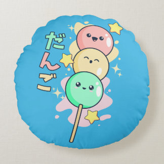 Kawaii Hanami Dango  Rond Kussen
