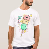 Kawaii Hanami Dango  T-shirt (Voorkant)
