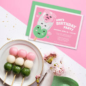 Kawaii Hanami Dango Verjaardagsfeestje Kaart