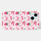 Kawaii Hand-drawn Girly Things Seamless Pattern Case-Mate iPhone Case (Achterkant (horizontaal))