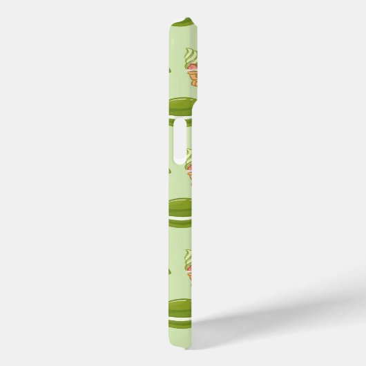 Kawaii Hand-Drawn Matcha Sweets Seamless Pattern Case-Mate iPhone Case (Achterkant / Rechts)