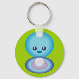 Kawaii Happy Clam Sleutelhanger