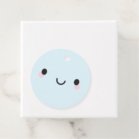 Kawaii Happy Face Bedankjes Labels (In situ)