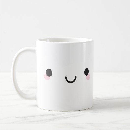 Kawaii Happy Face Koffiemok (Links)