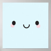 Kawaii Happy Face Poster (Voorkant)