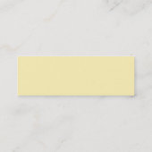 Kawaii Happy Face Skinny Profile Cards Mini Visitekaartje (Achterkant)