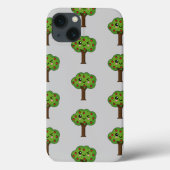 Kawaii Happy Winking Apple Tree Case-Mate iPhone Case (Achterkant)