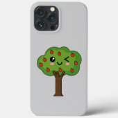 Kawaii Happy Winking Apple Tree Case-Mate iPhone Case (Achterkant)