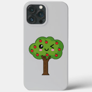 Kawaii Happy Winking Apple Tree Case-Mate iPhone Case