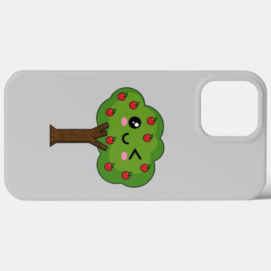 Kawaii Happy Winking Apple Tree Case-Mate iPhone Case (Achterkant (horizontaal))