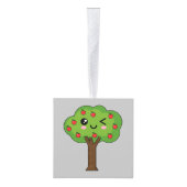Kawaii Happy Winking Apple Tree Decoratie (Rechts)