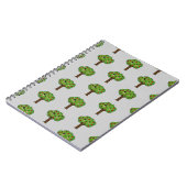Kawaii Happy Winking Apple Tree Notitieboek (Linkerzijde)