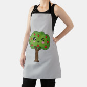 Kawaii Happy Winking Apple Tree Schort (Insitu)