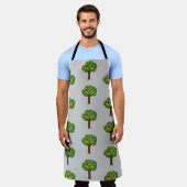 Kawaii Happy Winking Apple Tree Schort (Gedragen)