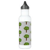 Kawaii Happy Winking Apple Tree Waterfles (Links)