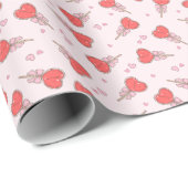 Kawaii Hart Lollypop Inpakpapier (Rol Hoek)
