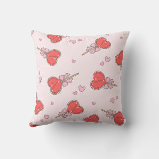 Kawaii Hart Lollypop Worpkussen Kussen