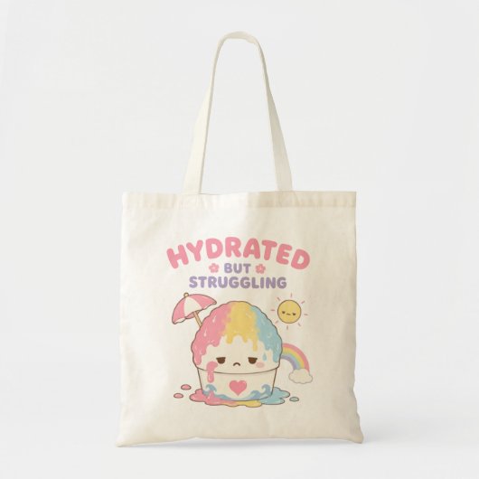 Kawaii Hawaii - Geschaafd Ijs Tote Bag (Voorkant)