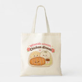 Kawaii Hawaii - Kippen diner Tote Bag (Achterkant)
