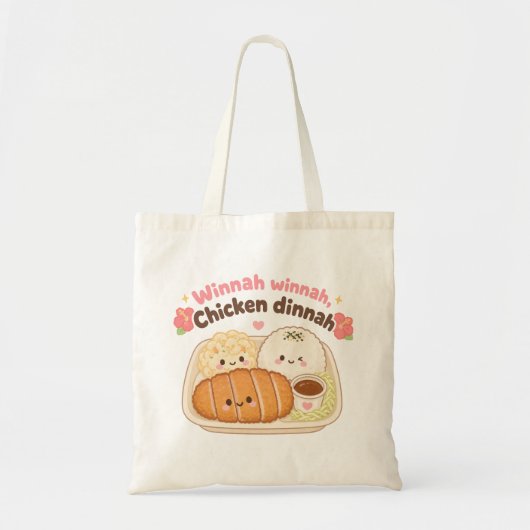 Kawaii Hawaii - Kippen diner Tote Bag (Voorkant)