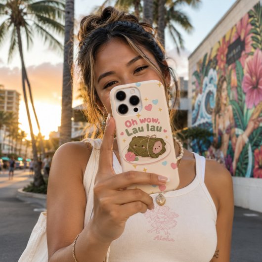 Kawaii Hawaii - OH WOW LAU LAU Case-Mate iPhone Case
