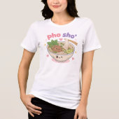 Kawaii Hawaii - pho sho Tri-Blend Shirt (Voorkant)