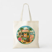 Kawaii Hawaii - Schattige quote Tote Bag (Achterkant)