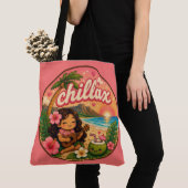 Kawaii Hawaii - Schattige quote Tote Bag (Dichtbij)
