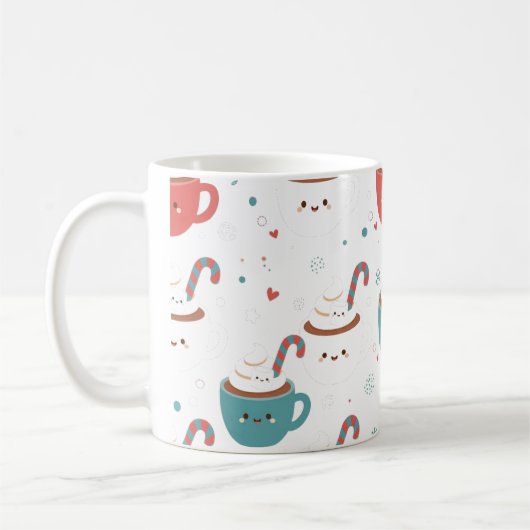 Kawaii Heet Cocoa Mokken Patroon (Links)