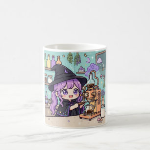 Kawaii Heks Barista Mok - Alchemie Koffieliefhebbe