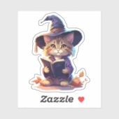 Kawaii Heks Kat Kunst Sticker (Vel)