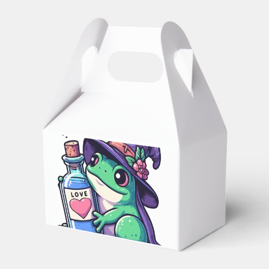 Kawaii hekserige liefdesdrank bedankdoosjes (Achterkant)